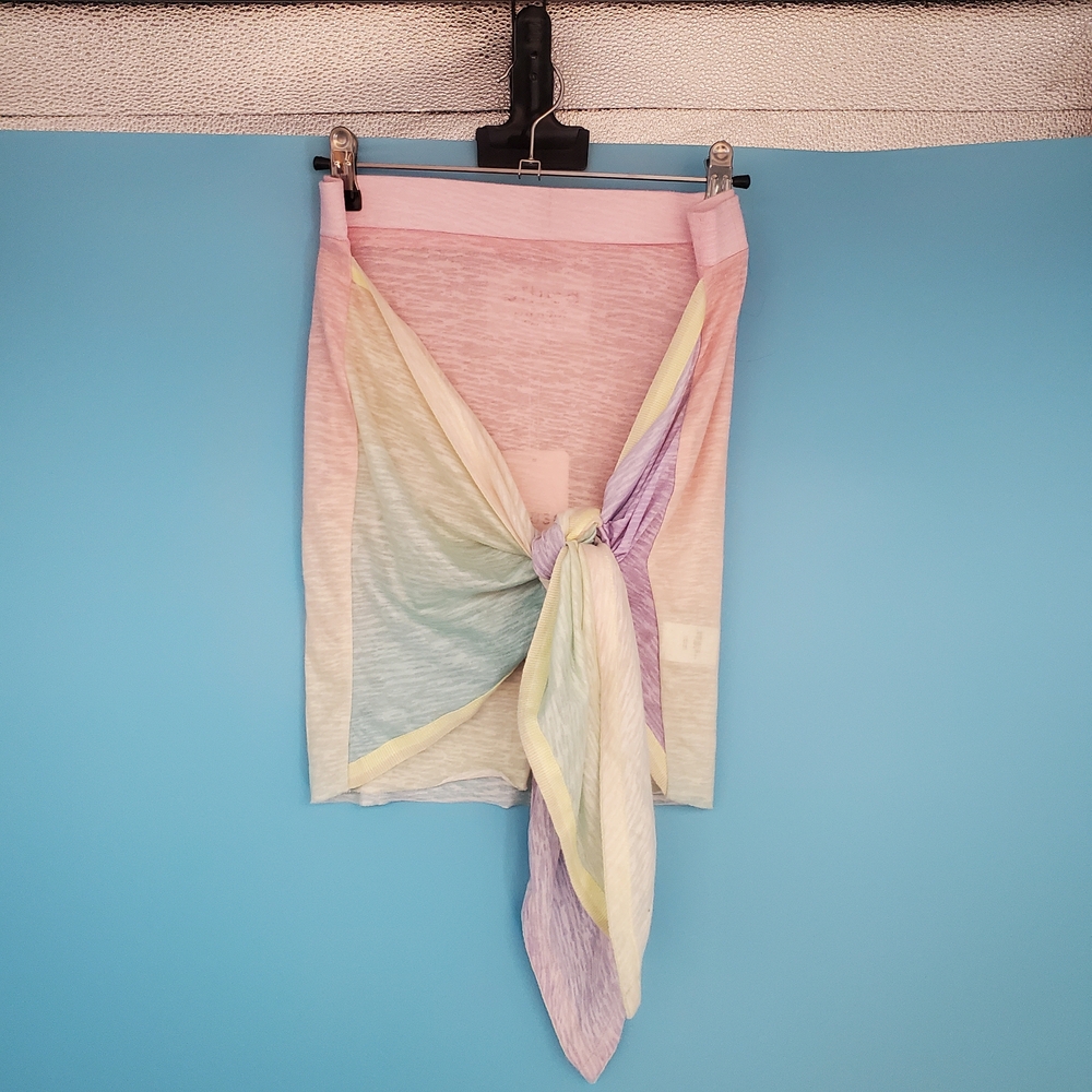 Pitusa Rainbow Ombre Tie Skirt Size Standard